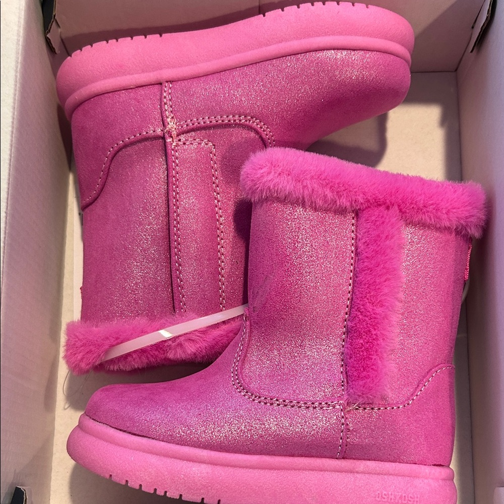 OshKosh B'gosh Fuchsia Fur Boots